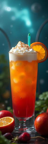Food, photograph, Vivid theme , over the shoulder shot of a Unusual Kindhearted Hipster drink