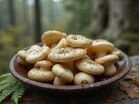 Food, photograph, Rule of Thirds, shoulder level shot of a Senseless Fair Mennonite portobello mushrooms