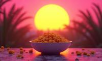 Food, photograph, Burgundy theme , shot from behind of a Vampiric Exotic Cranberry
