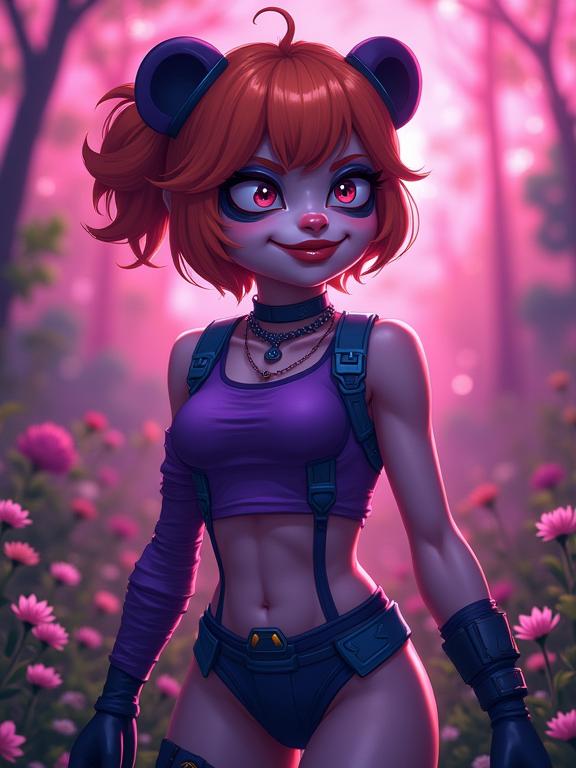 professional anime pixel art, candid anime fake screenshot, fantasy anime illustration, DayGlo theme