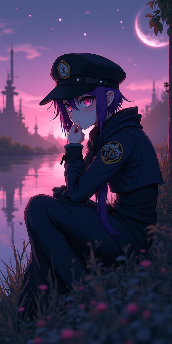 mundane anime screenshot, stylized, upper body shot of a hefty Nisei Male Drow , he is very Candid and Masterpiece