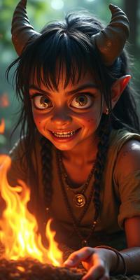 art by Arthur Wardle and Alex Hirsch and Dave Coverly and Jim Davis , grand portrait, Energetic, close up of a Paranoid Aging broad shouldered Papuan Female Dragonborn of Belief as a Braveheart movie character