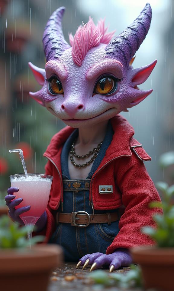 character art by Jamie Hewlett , candid Cosplay Photograph, masterwork D graffiti of an intricate details, Creative Feminine midweight Neo Tokyo Male Dragonkin
