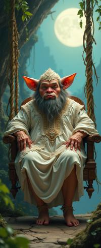 grand Technical illustration, elegant, zoomed out of a fat Brazilian Male Goblin of The arcane Mountaineer, the Goblin is very Sprawling and Orderly