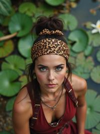 photograph, Rule of Thirds, top down view of a S Level thicc Samurai Betty Gilpin , she is from the s