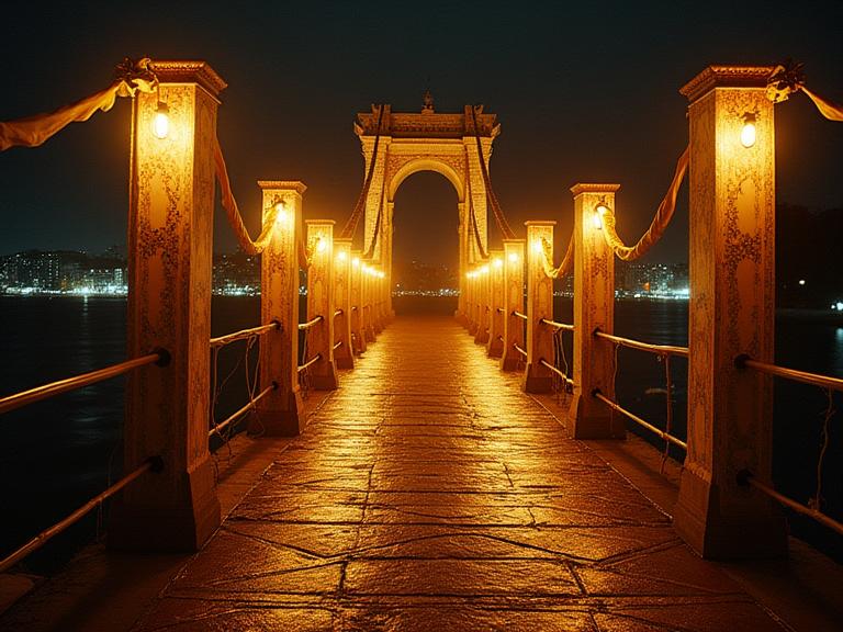photograph, Golden ratio, upper body shot of a Shiny Creepy traditional Gypsy Bridge , it is with Breathtaking designs