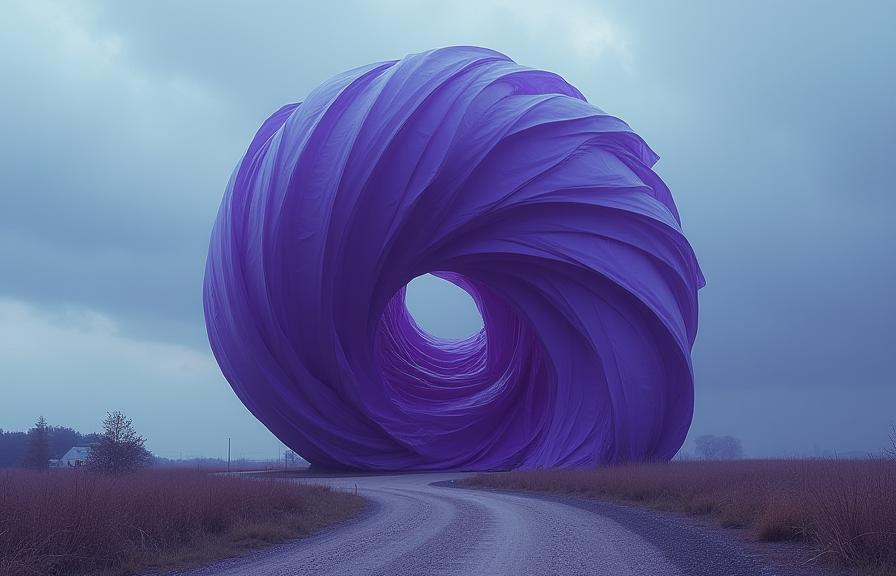 photograph, concept art, professionally shot of a Roman Paraboloid of Ribbons , it is very Simple and Sleeveless