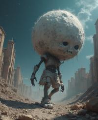photograph, fairy tale, Dutch angle shot of a Iraqi White dwarf of Bliss , the White dwarf is very Charred and Dull