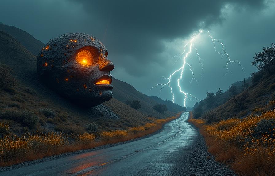 art by Anton Fadeev , photograph, noir, full shot of a Tovarisch Meteor