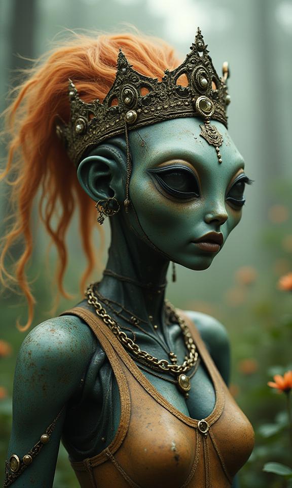 Cyborg , stylized by Chris Cunningham and Thomas C Kinkaid , photograph, fairy tale