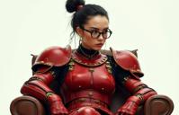 Cyborg , by William Adolphe Bouguereau and Matt Wagner , photograph, Angry