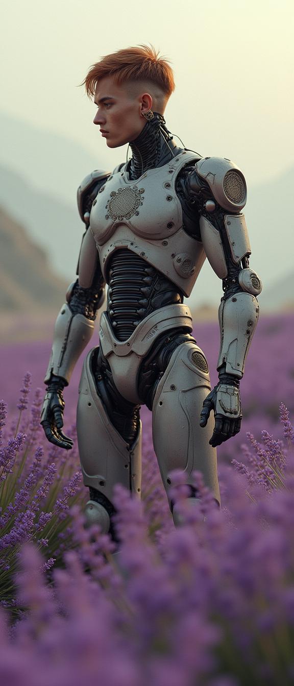 Cyborg , stylized by Peter Kemp , photograph, best quality