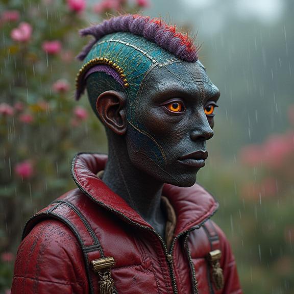 Cyborg , designed by Louise Dahl Wolfe , photograph, highly detailed