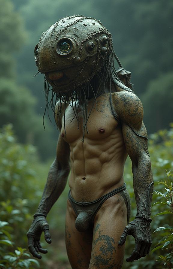 Cyborg , stylized by Anne Brigman and Henriette Grindat and Giuseppe Arcimboldo , photograph, best