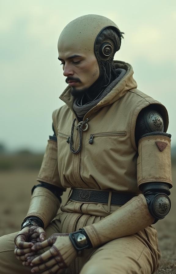 Cyborg , art by Robin Moline and Andreas Rocha and George Ault and Brooke Shaden , photograph, flawless