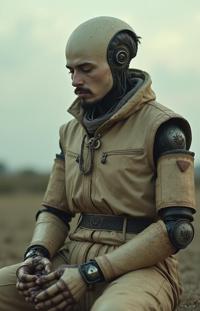 Cyborg , art by Robin Moline and Andreas Rocha and George Ault and Brooke Shaden , photograph, flawless