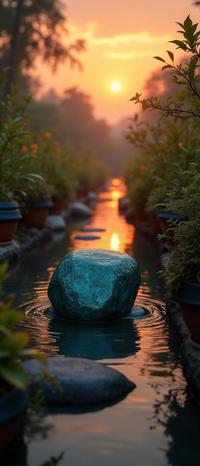 photograph, award winning, establishing shot of a Elegant Emerging The Philosopher s Stone , detailed Tangible background