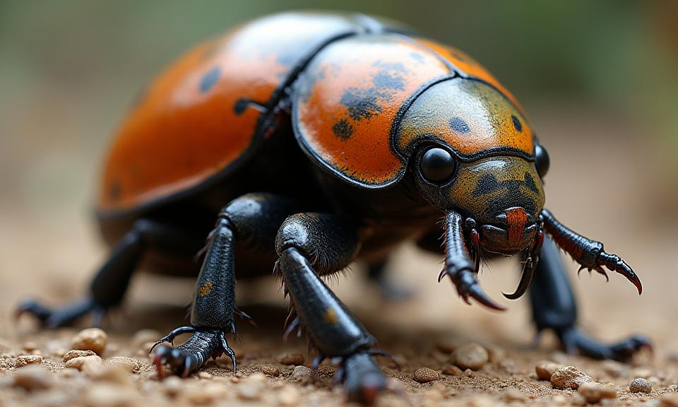 photograph, hyper detailed, full shot of a Orphism Pressured morbidly obese Persian Elephant Beetle , it is Fitnessing