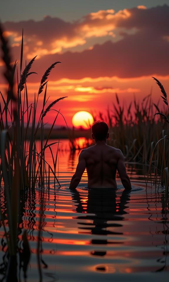 designed by Liam Wong , photograph, majestic, Landscape of a The baptism of Christ
