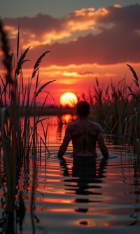 designed by Liam Wong , photograph, majestic, Landscape of a The baptism of Christ