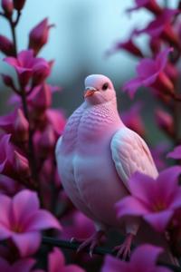 by Joel Sternfeld and Natalia Drepina and Gertrude K sebier and Matthew Barney , photograph, majestic, profile of a stout Gamer Peaceful Dove